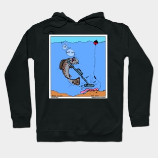 Fish Metal Detecting Funny Fishing Novelty Gift Hoodie